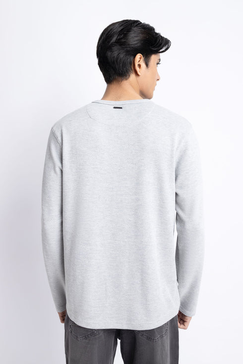 The Grey Regular Fit Henley